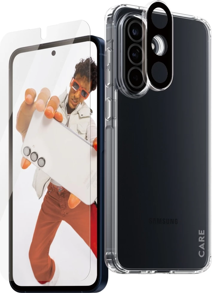 Mbështjellës PanzerGlass CARE Flagship 3in1 për Samsung Galaxy A56 5G, transparent