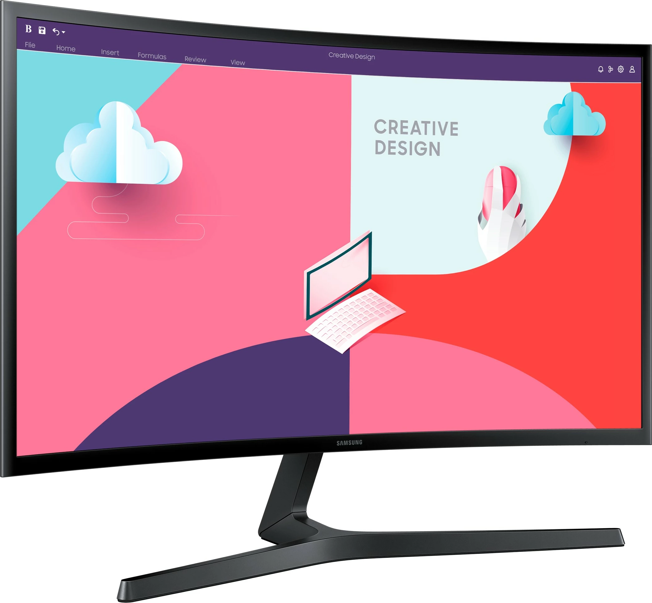 Monitor Samsung S36C, 27", Full HD, LED, i zi