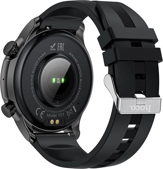 Smartwatch HOCO Y31 1.46\" Bluetooth 5.3 me thirrje, IP67, 64MB, 250mAh, e zezë