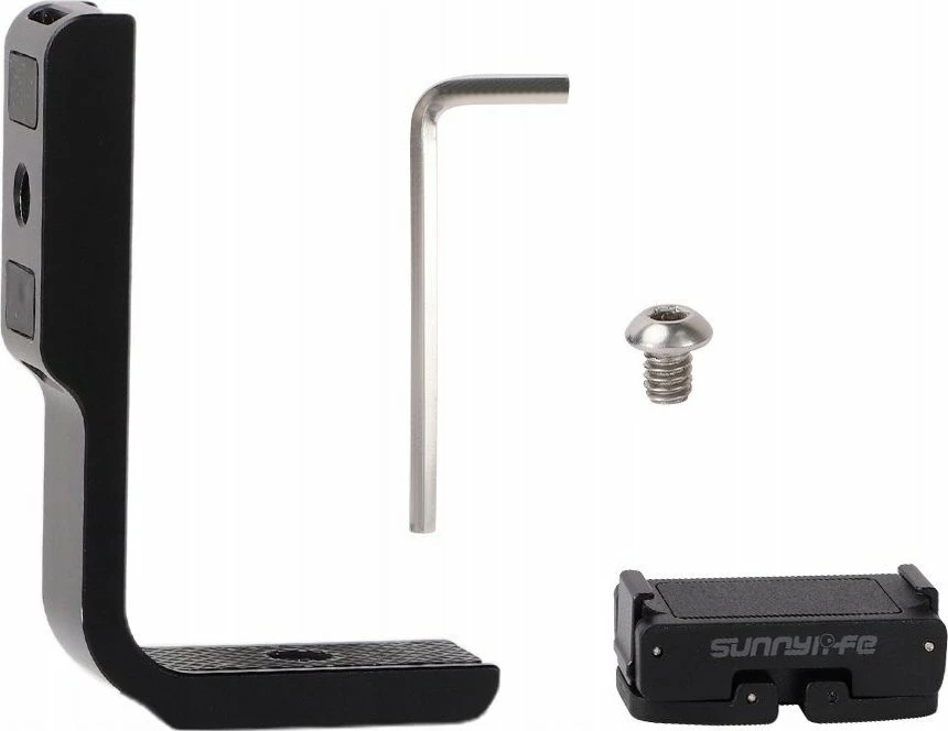 Mbajtës kornizë SunnyLife X4-ZJ826-D për Insta360 X4, 1/4'' thread, standard GoPro, quick-release magnetik, e zezë, set