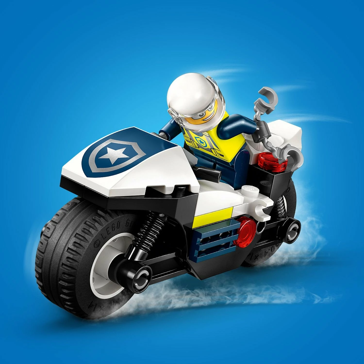 Set LEGO City Police Motorcycle Chase 60455, 65 copë, 4+ vjet