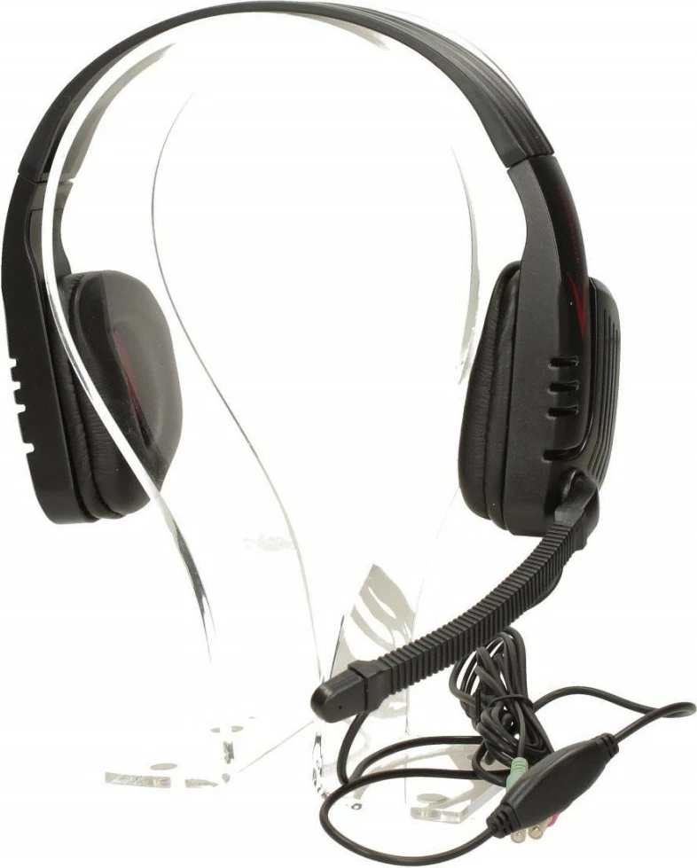 Kufje MODECOM MC-823 Ranger me mikrofon, me kabllo 2.2 m, 2x 3.5 mm, të mbyllura full-size, të zeza