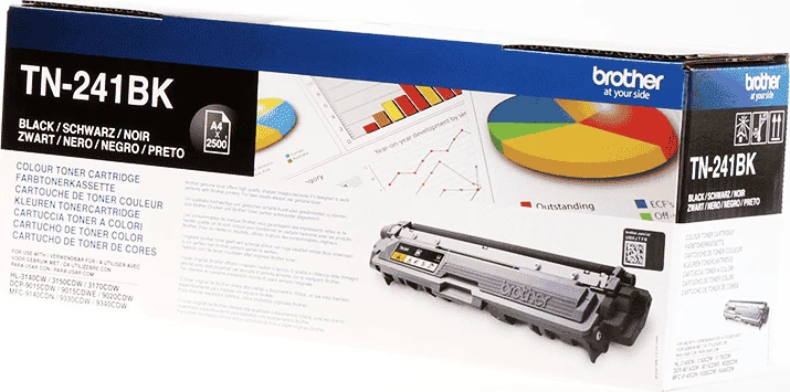 Toner Brother TN-241BK, rendiment 2500 faqe, standard, i zi