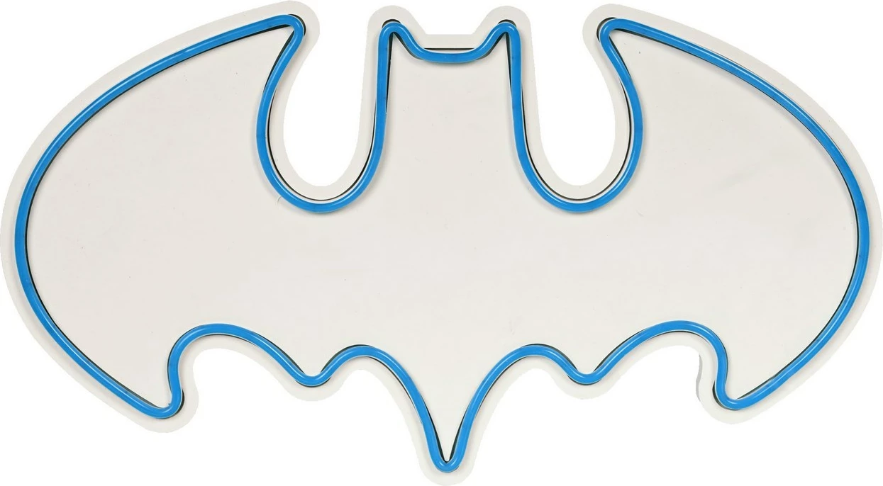 Dritë dekorative murale LED, formë Batman, ngjyrë blu