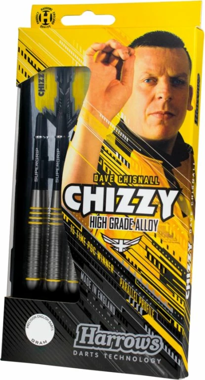 Shigjeta për Dart Harrows Chizzy, të zezë dhe të verdhë [Pesha: 21 g]
