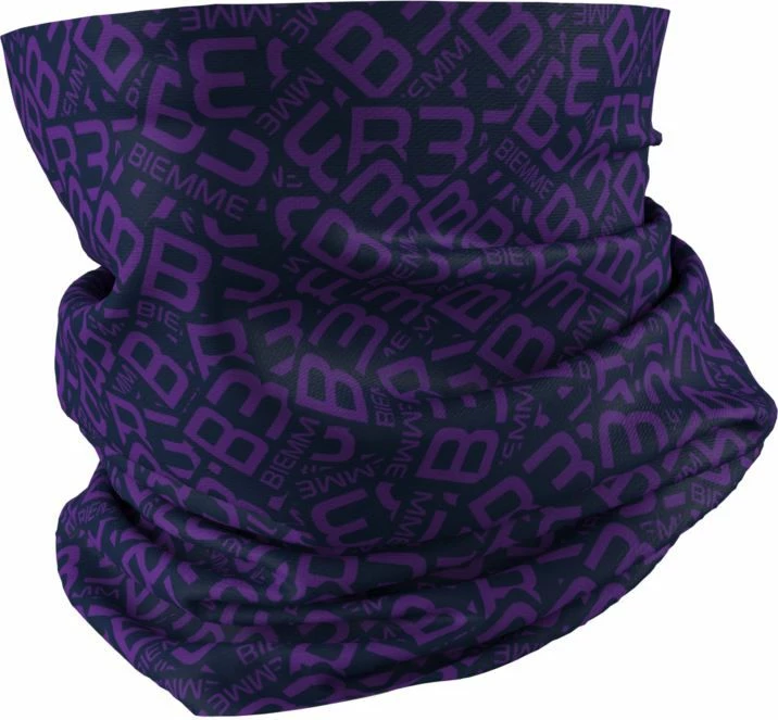 Shami multifunksionale Biemme, unisex, navy blue purple