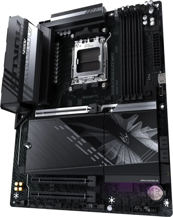 Pllakë amë GIGABYTE B850 AORUS ELITE WIFI7, AM5, ATX, DDR5, SATA3, USB 3.2 Gen2x2, DisplayPort, 2.5GbE, Wi‑Fi 7, e zezë