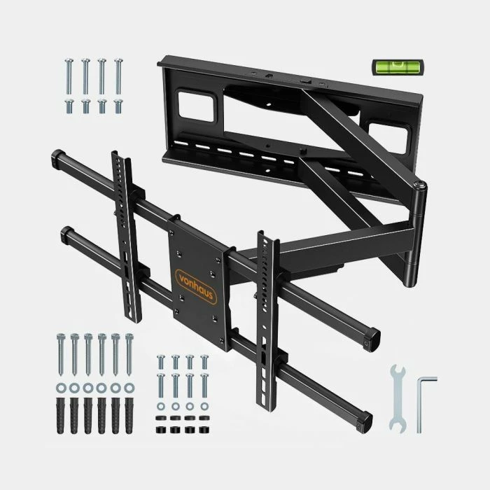 Mbajtëse muri për TV VONHAUS 3000908 Full Motion 40-80" deri 50 kg, e zezë