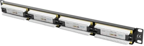 Panel patch Lanberg, 24 porte, 1U, kat.5e, UTP, i zi