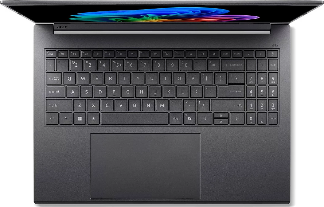 Laptop Acer Aspire 16 AI A16-61M-R473, Ryzen AI 5, 16GB RAM, 512GB SSD, 16" 2048x1280, Steel Grey