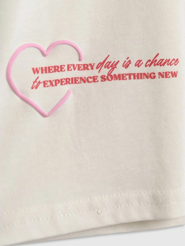 Maicë për fëmijë 4F, e bardhë