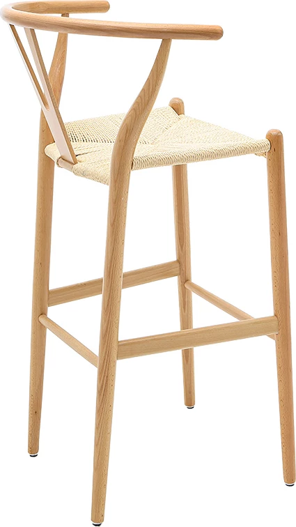 Karrige për bar Sandra, dru, litar natyral