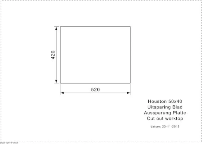 Lavaman inox, Houston 50