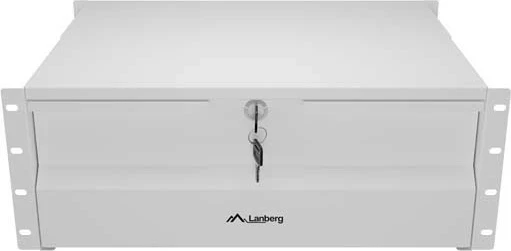 Sirtar rack LANBERG 19" 4U 360mm, montim 4-pikësh, 90kg, gri