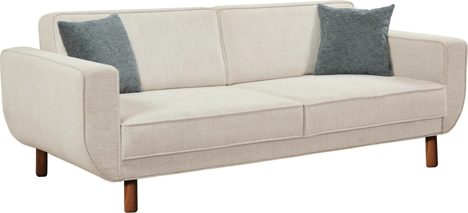 Set divan-krevat Atelier del Sofa, Lorus, arrë, krem