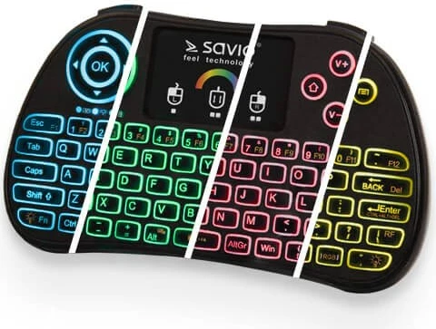 Mini tastierë Savio KW-03, wireless, e zezë