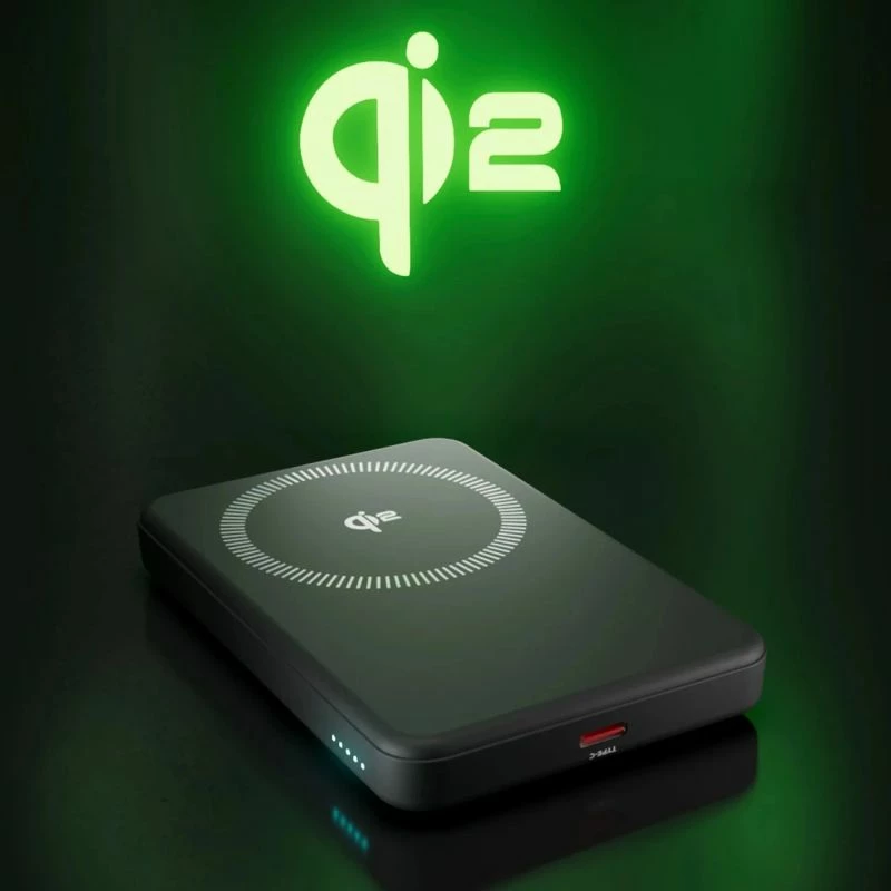 Powerbank SBS Mag Power Qi2 5000 mAh, e zezë