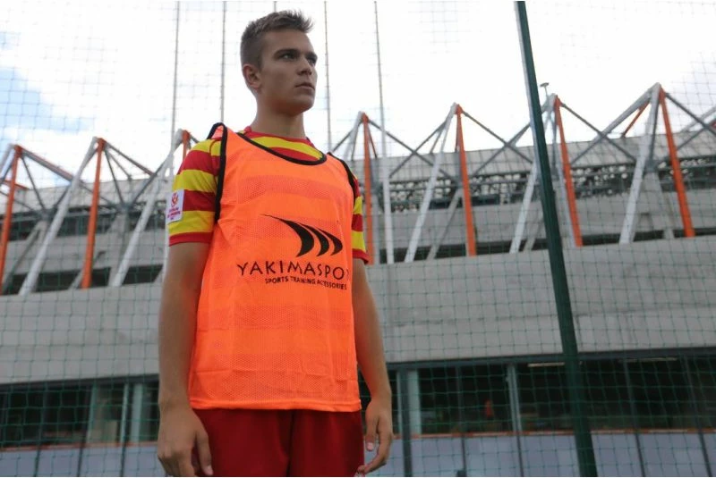 Etiketë Sportive për Futboll për Fëmijë Yakimasport Jr 100146D - portokalli