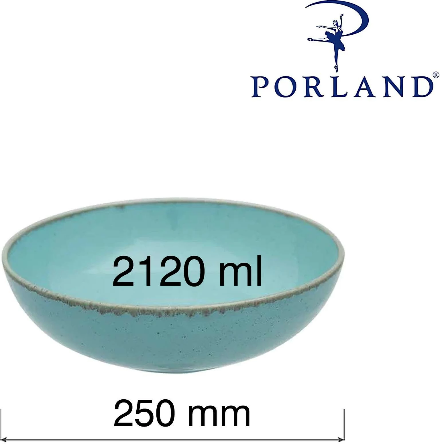 Tas bufeti, Porland Seasons Laguna, 250 mm 2120 ml, kaltër qielli