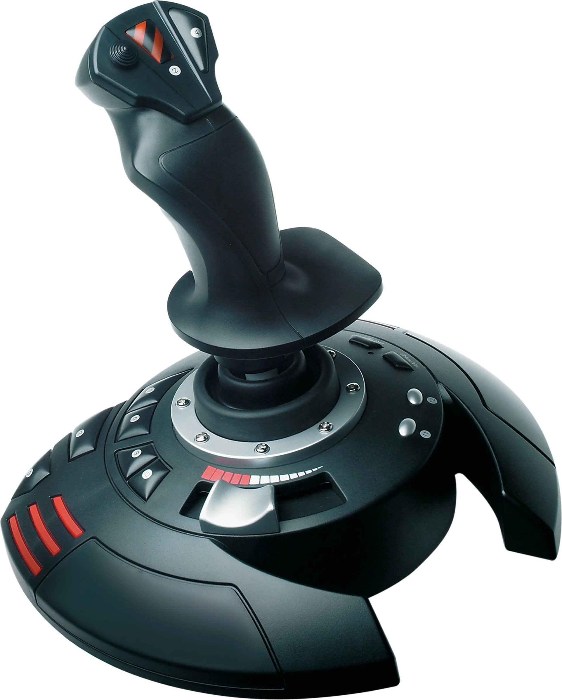 Joystick Thrustmaster T.Flight Stick X, 12 butona, USB, zi/kuqe/argjend