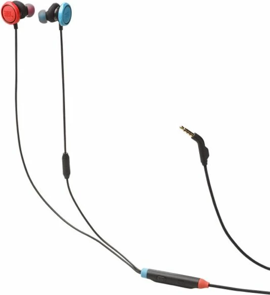 Kufje gaming in-ear JBL Quantum 50N (JBLQUANTUM50N) me kabllo, me mikrofon, kuqe/kaltër
