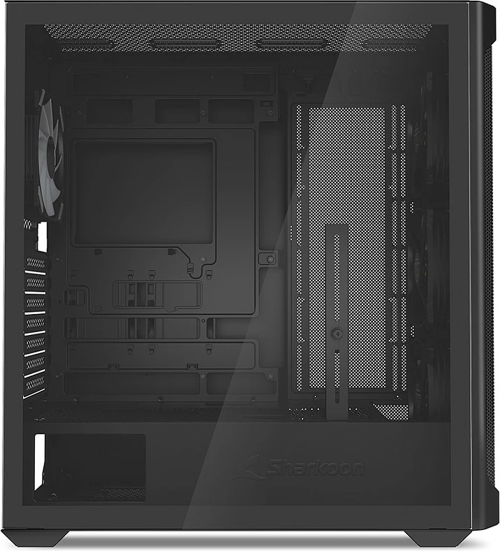 Kasë Sharkoon AK4W RGB ATX 1xGlas e zezë