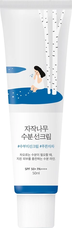 Krem dielli për fytyrë për femra ROUND LAB Birch Juice Moisturizing Sunscreen SPF50+ PA++++, 50ml