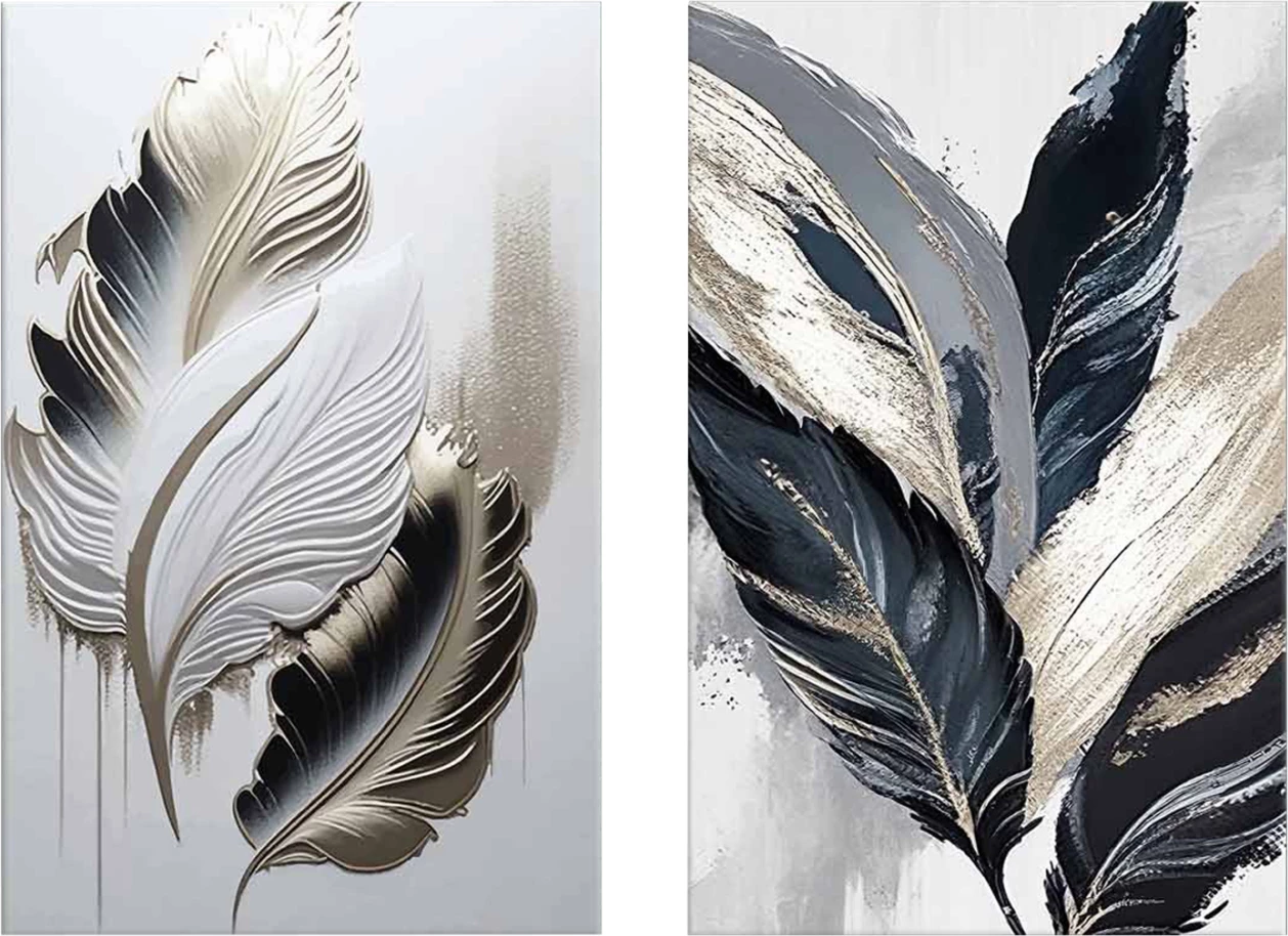 Pikturë muri set 2 copë, seri GOBI, kanavacë e printuar, 45x2.8x70cm (x2)