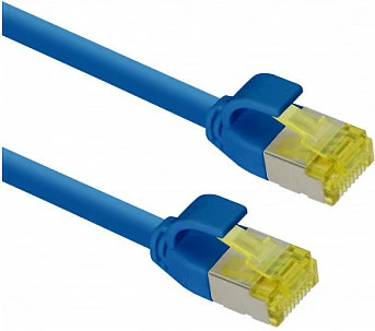 Kabllo rrjeti Helos Patchkabel Cat6a Ultraslim 3m, RJ45, S/FTP, blu