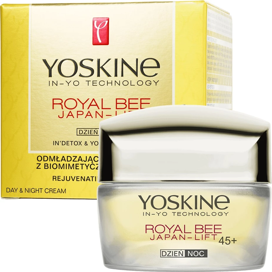 Krem fytyre për femra Yoskine Royal Bee Japan-Lift Anti-Wrinkle Day & Night 45+, 50ml