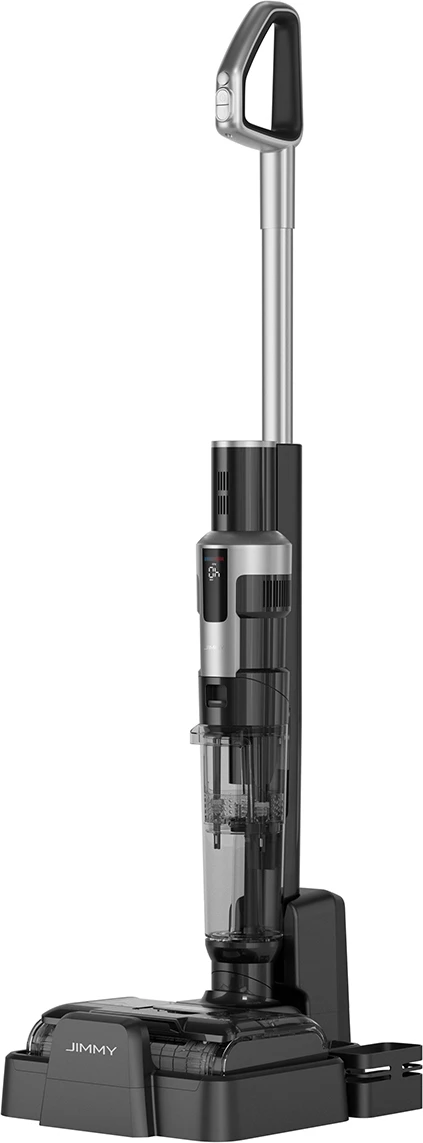 Fshesë me vakum dhe larëse JIMMY HW9, pa kabllo, 21000 mAh, 300 W, e zezë/argjend