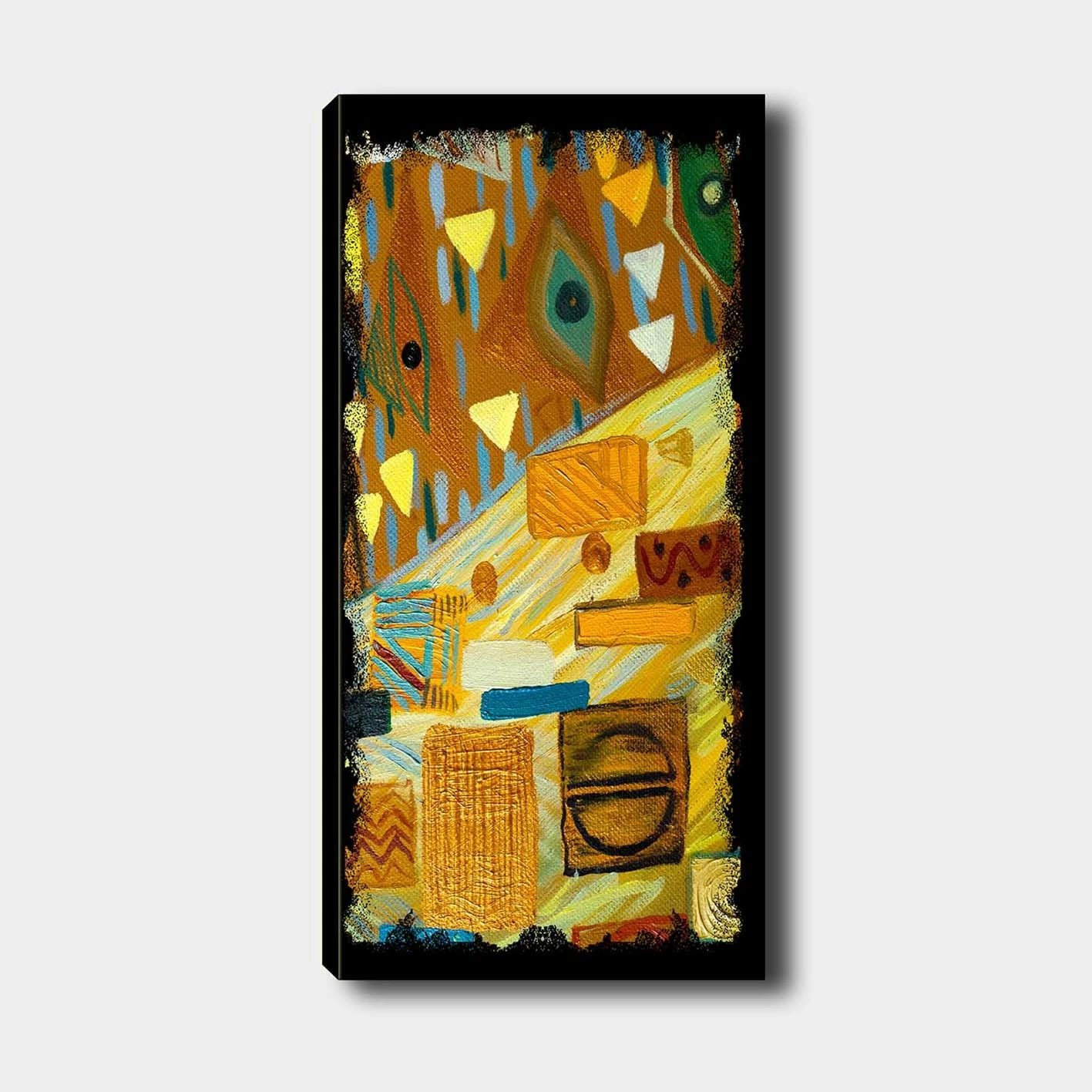 Pikturë dekorative në kanavacë, shumëngjyrëshe, DKY238938190_50120, 50x120cm