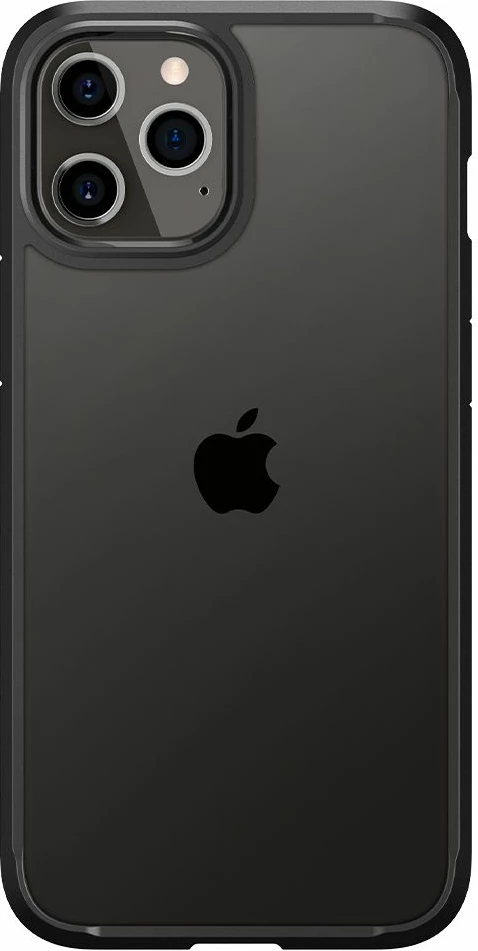Mbështjellës Spigen Ultra Hybrid për iPhone 12 / iPhone 12 Pro, Matte Black