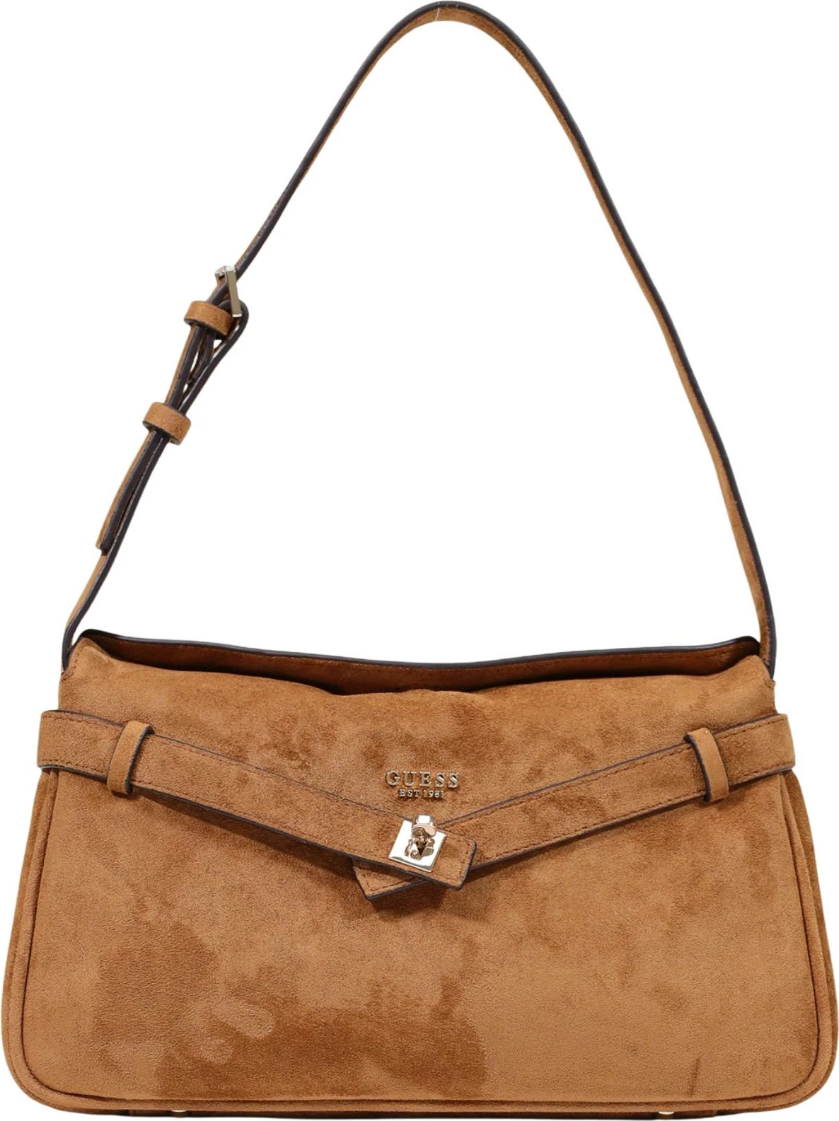 Çantë krahu për femra Guess Coleen Logo Small SA HWSG97 54180, ngjyrë lëkure