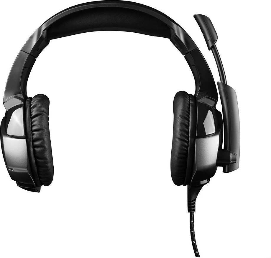 Kufje gaming MODECOM Volcano MC-859 Bow me mikrofon, 3.5mm, kabllo 2.2m, stereo, LED, të zeza