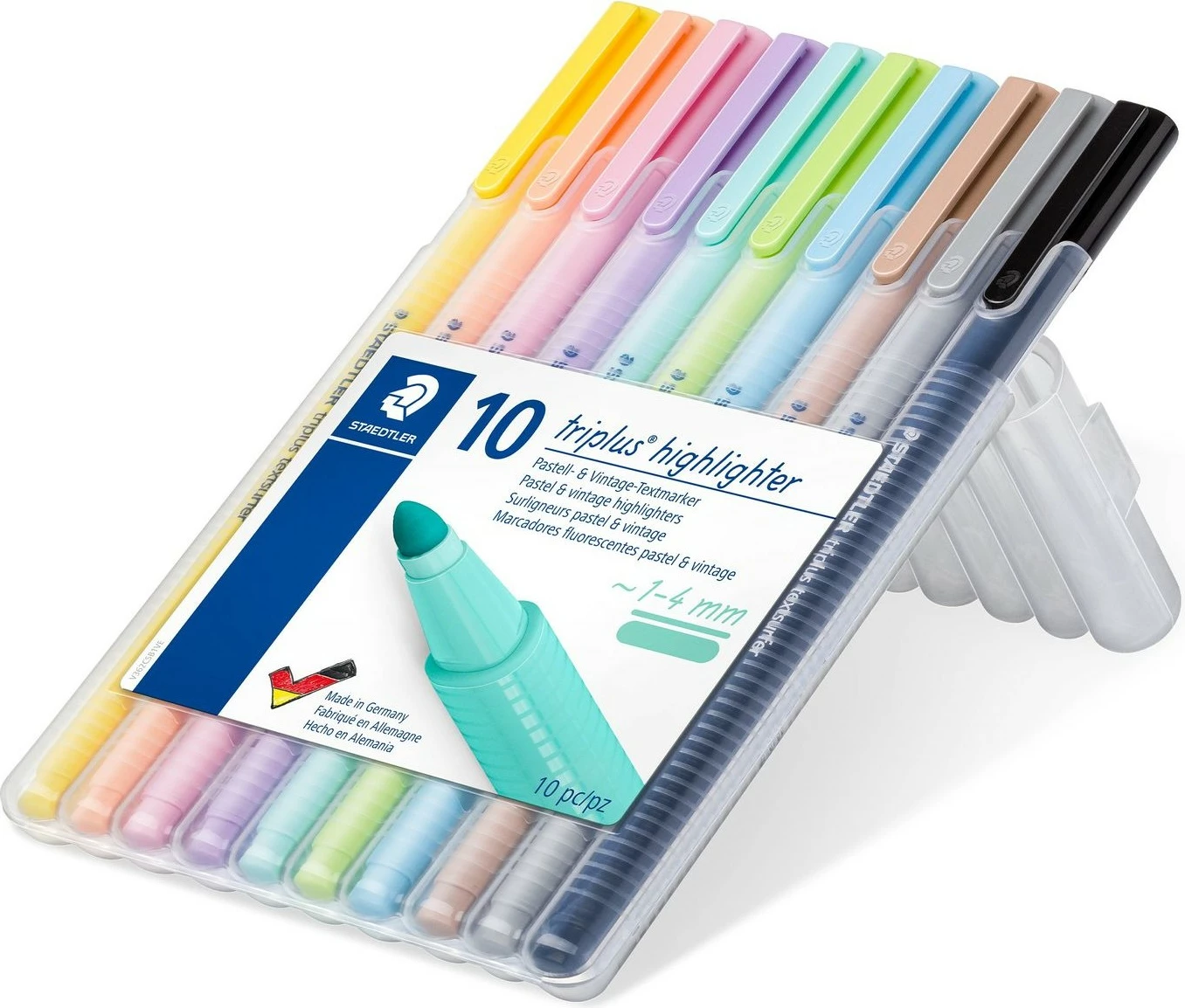 Set markerash STAEDTLER 362 C, 10 copë, ngjyra pastel