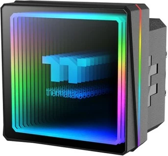 Ftohës i lëngshëm AIO Thermaltake TH240 V3 ARGB 240mm, 2x120mm, i zi