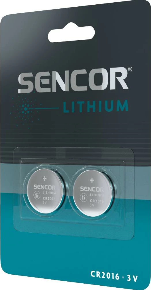 Bateri Sencor SBA CR2016 2BP Li, 2 copë