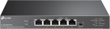 Switch TP-LINK TL-SG105PP-M2 5-port 2.5G me PoE++ 4-port, i zi