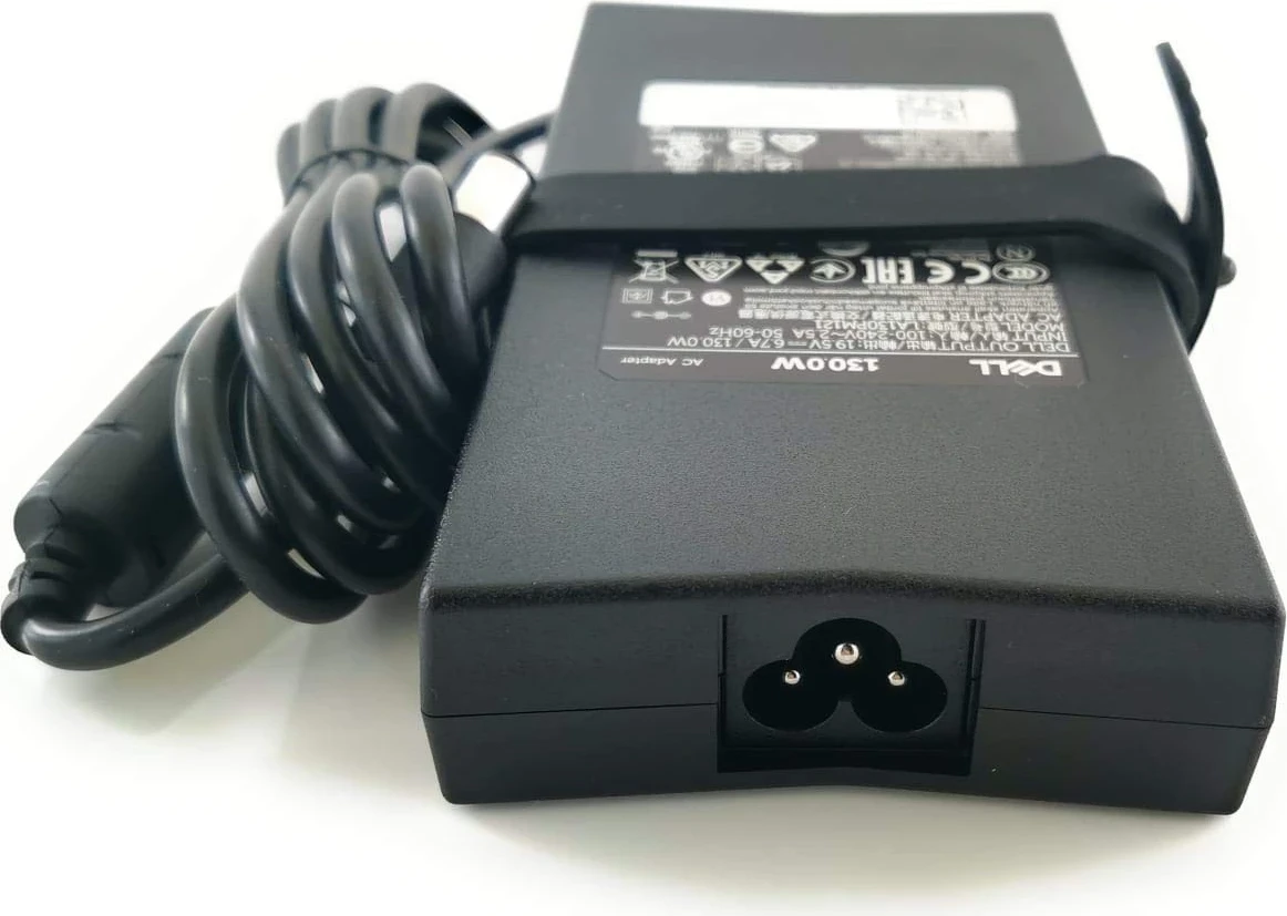 Karikues për laptop Dell, 130W, i zi  
