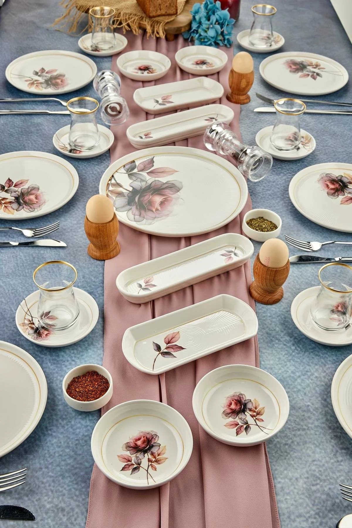 Set mëngjesi 21 pjesësh, Hermia Concept, HaleLuxRolyefli21