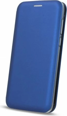 Mbështjellës flip i butë HAVANA Premium për Huawei P40 Lite E, mbyllje me magnet, xhep për kartë, blu