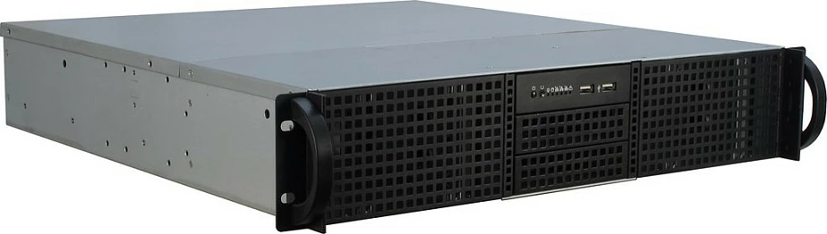 Kasë serveri Inter-Tech IPC 2U-20248, 2U Rack 19", ATX/micro ATX/Mini-ITX, 8x3.5" + 3x2.5", e zezë
