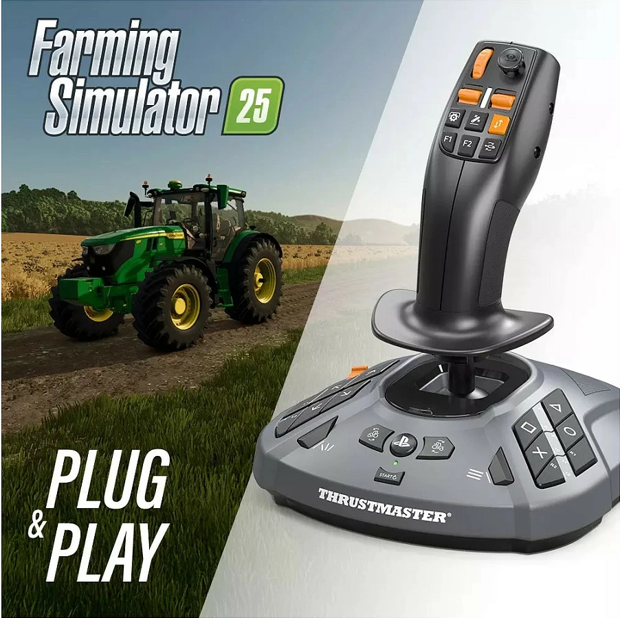 Joystick Thrustmaster SimTask FarmStick P për PlayStation/PC, gri