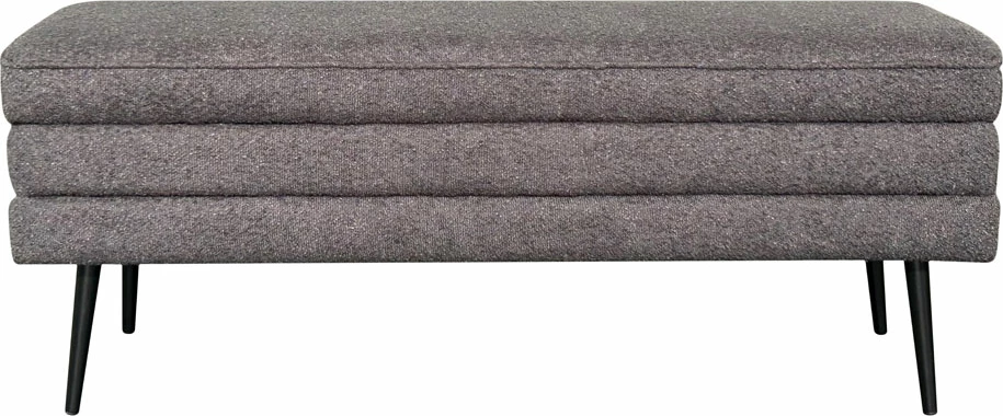 Shtol me hapësirë për ruajtje, ngjyrë gri, 110x40x44