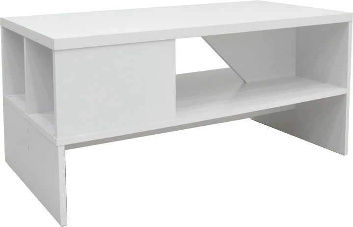 Tavolinë kafeje Naya, ngjyrë e bardhë, 93x46x43cm