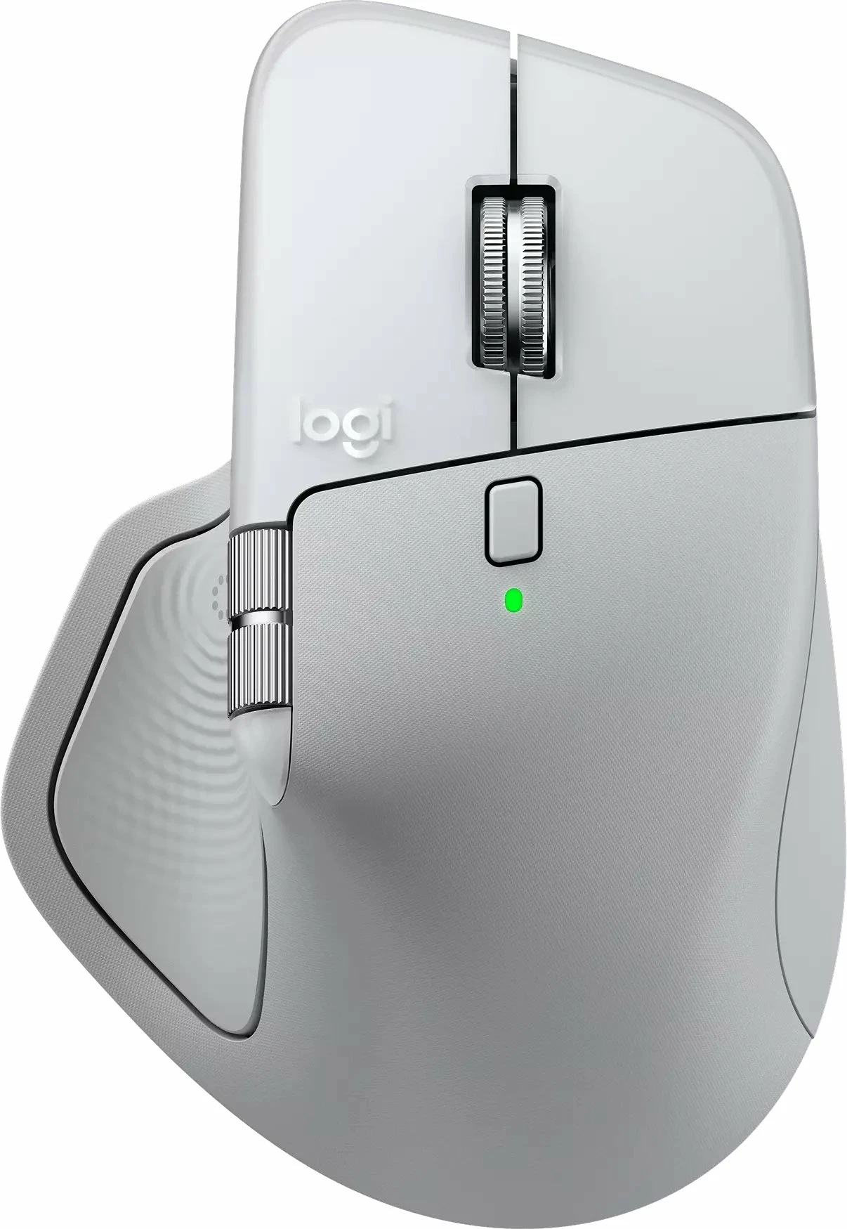 Maus Logitech MX Master 4 910-007576, wireless, 8000 DPI, Bluetooth/USB-C Logi Bolt, për të djathtë, i bardhë