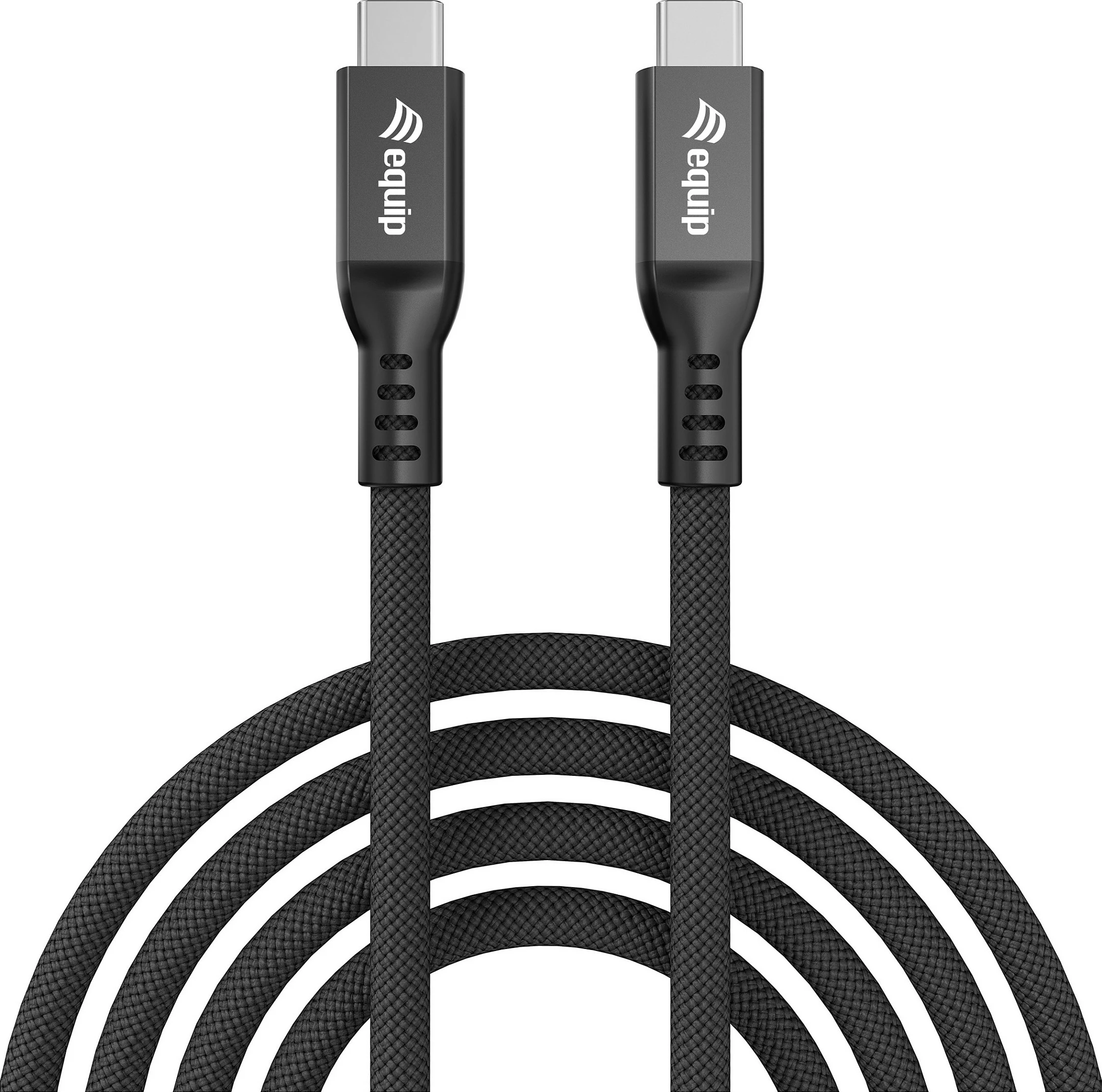Kabllo USB-C EQUIP 128442, USB4 80Gbps, PD 240W, 2m, 8K/60Hz, e zezë