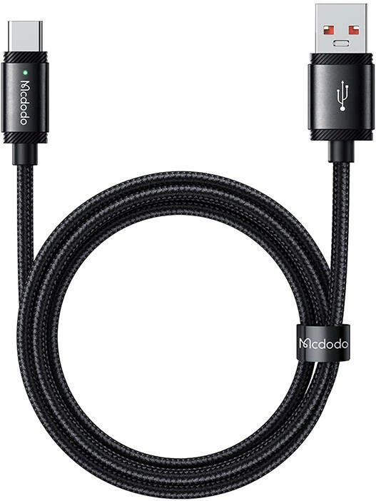 Kabllo Mcdodo CA-4730 USB-A në USB-C, 1.5m, 120W, e zezë