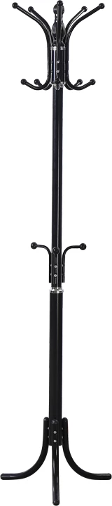 Varese për rroba Mendora, metal i zi, 40x40x180cm